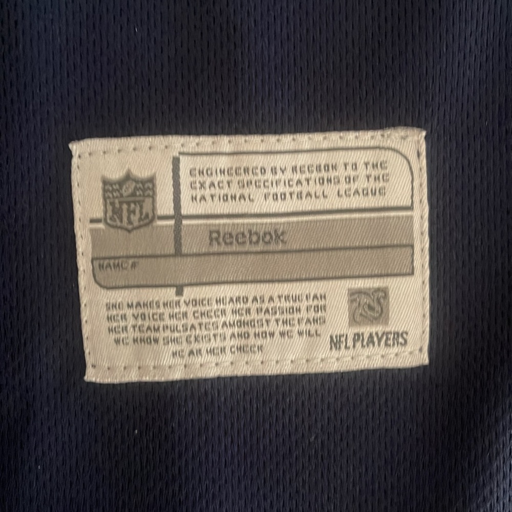 NWT NFL Chicago Bears Reebok Walter Peyton #34 Equipment On Field Jersey - Picture 5 of 8
